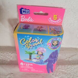 Colour Reveal Mega Barbie Building Block set